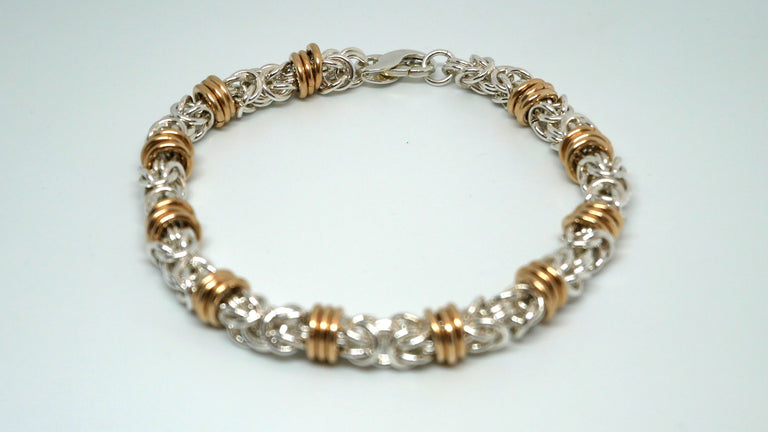Celeste Miller Title: Rolling Byzantine Bracelet