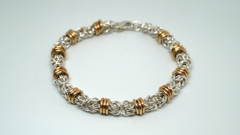 Celeste Miller Title: Rolling Byzantine Bracelet