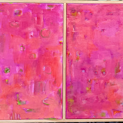 Celie Gehring Title: Pink Joy I and II