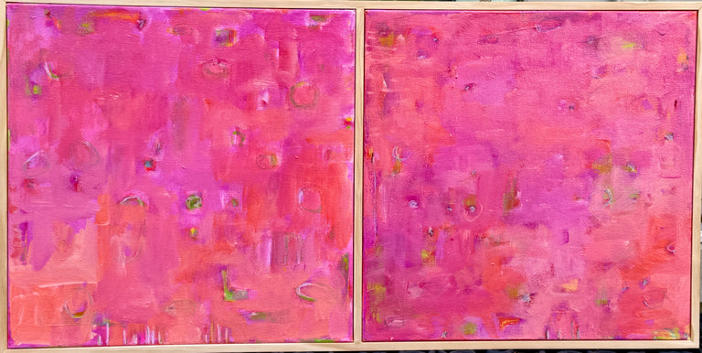 Celie Gehring Title: Pink Joy I and II