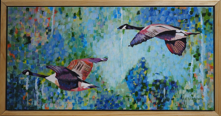 Cheatham, Elizabeth Title: Geese in Spring Flight