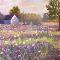 Coakley Brown Title: Golden Hour Among the Cosmos