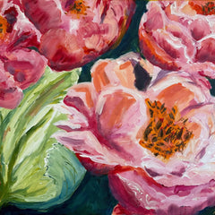 Collins, Victoria Title: Peonies and Tulip