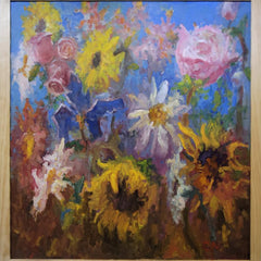 Curney Nuffer Title: Grandma's Dancing Flower Garden
