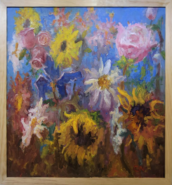 Curney Nuffer Title: Grandma's Dancing Flower Garden