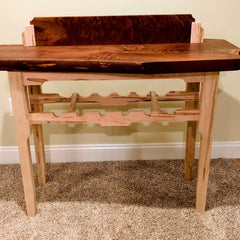 DeBussey, Craig Title: Walnut and Maple Wine Serving Table