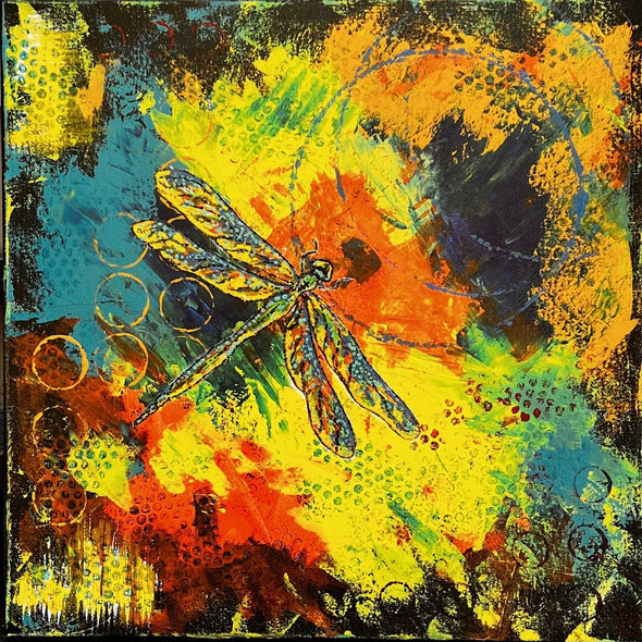 Debbie Talman Title: Dragonfly at Sunset II
