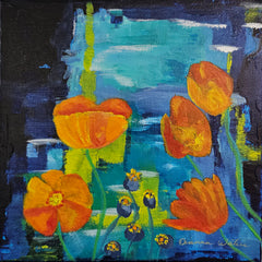 Dianna Waters Title: Evening Poppies