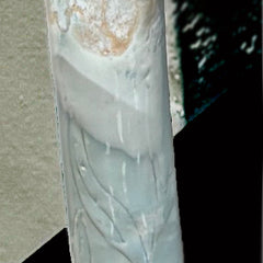 Dianna Waters Title: Round Floral Creme Vase
