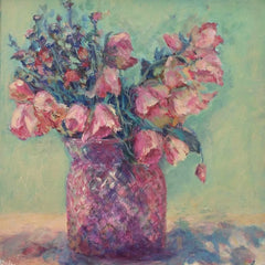 Rosemary Duda Title: Pink Vase with Roses