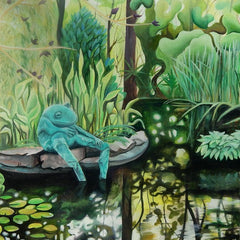 Emma Knight Title: Frog Pond, ATL Botanical Garden II