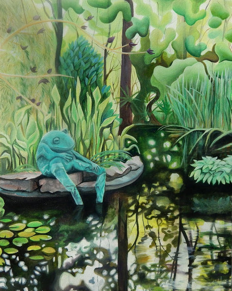 Emma Knight Title: Frog Pond, ATL Botanical Garden II