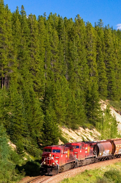 Evans, Martin  title: Canadian Rockies, River & Rail