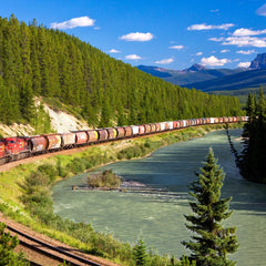 Evans, Martin  title: Canadian Rockies, River & Rail