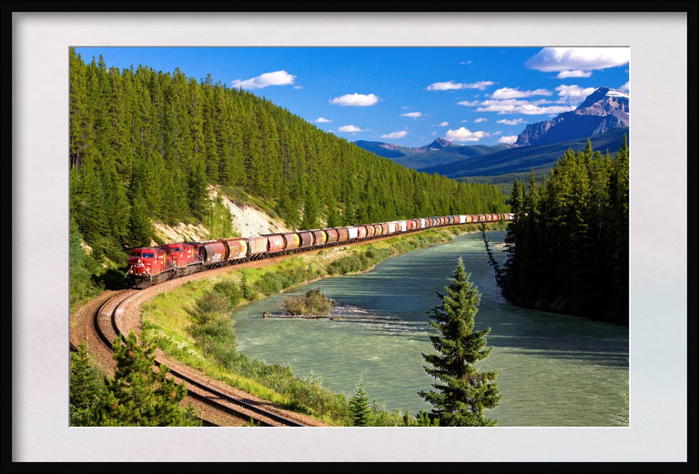 Evans, Martin  title: Canadian Rockies, River & Rail