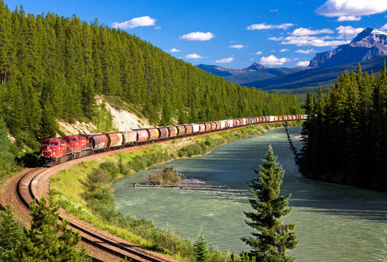 Evans, Martin  title: Canadian Rockies, River & Rail