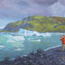 Ferreira, Cynthia Title: Glacier Lagoon and the Red Parka