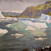 Ferreira, Cynthia Title: Glacier Lagoon and the Red Parka