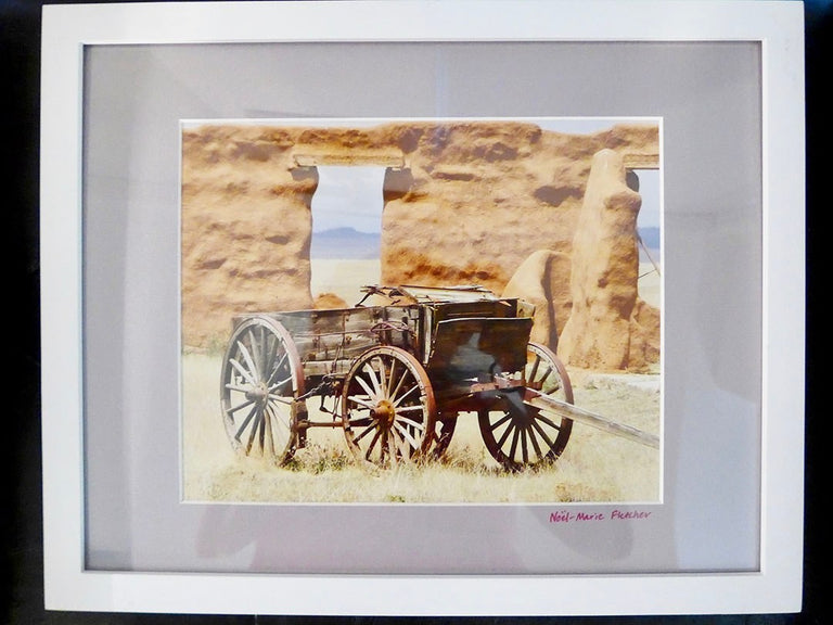 Fletcher, Nöel-Marie title: Old American West: Buckboard at Fort Union, NM