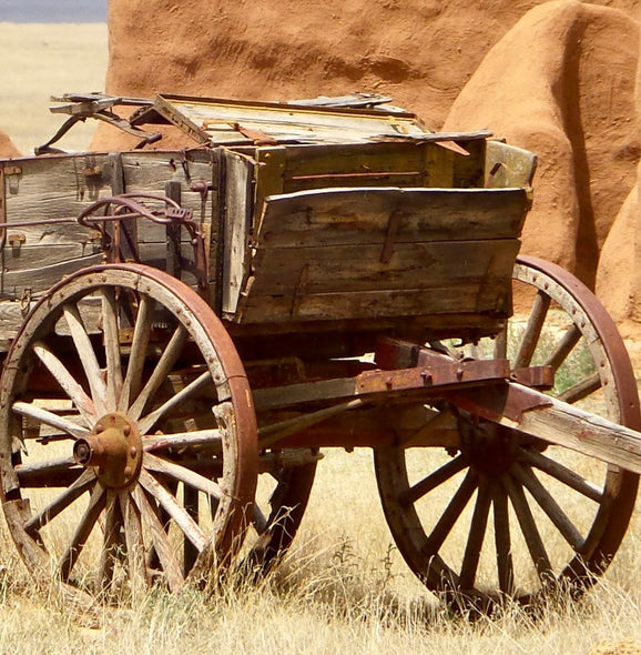 Fletcher, Nöel-Marie title: Old American West: Buckboard at Fort Union, NM