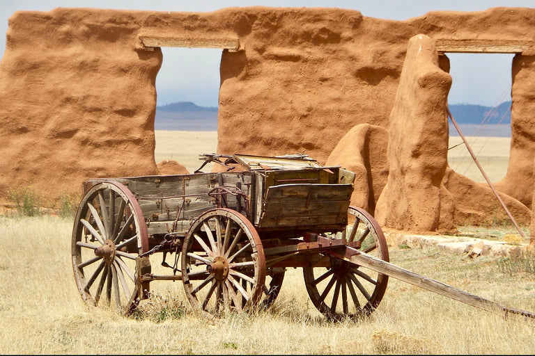 Fletcher, Nöel-Marie title: Old American West: Buckboard at Fort Union, NM