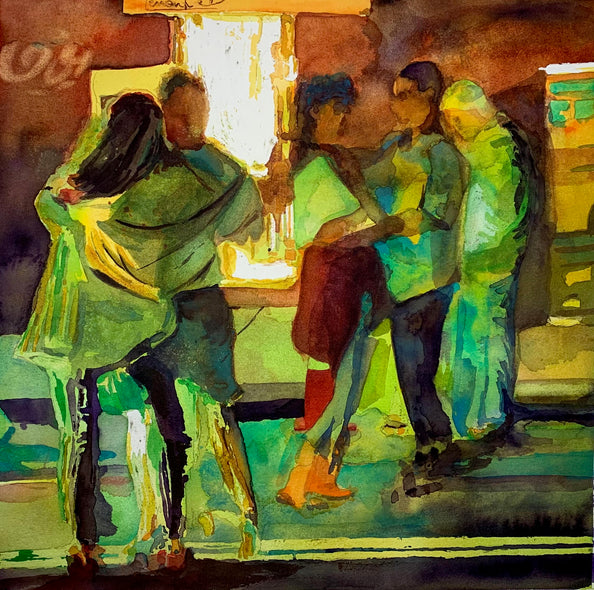 Charles Frances Title: The Nocturnal Street Dancers