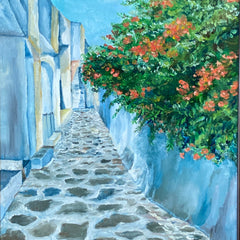 Gena Neidert Title: A Walk in Mykonos