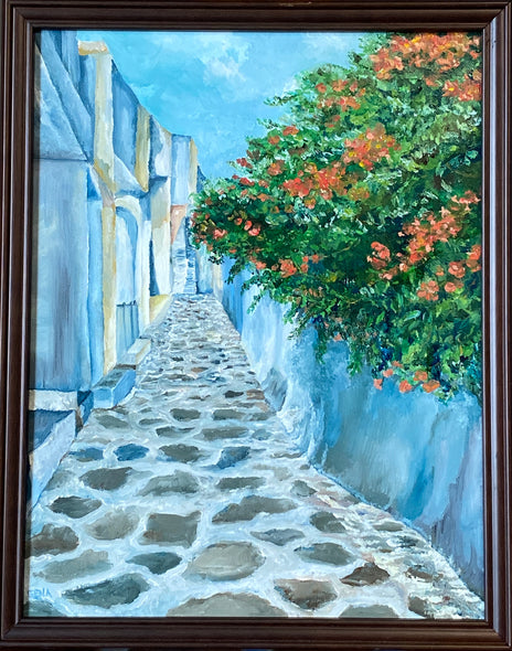 Gena Neidert Title: A Walk in Mykonos