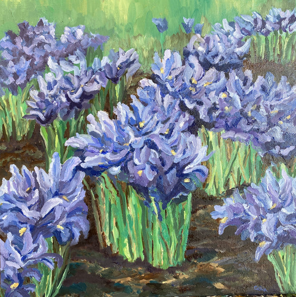 Gena Neidert Title: Siberian Iris Garden