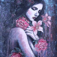 Grace, Tatiana Title: Crimson Rain Sought Flower