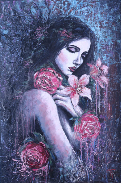 Grace, Tatiana Title: Crimson Rain Sought Flower