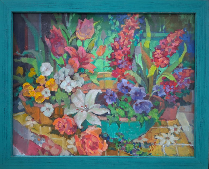 Grunewald,Jean Title: Painted Flowers