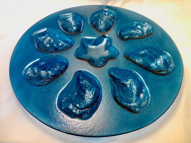 Haller, Judi Title: Aquamarine Oyster Platter