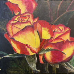 Helms, Ella Title: Flaming Rose