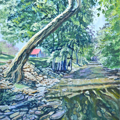 Henrietta Beightol Title: The Red Roofed Barn