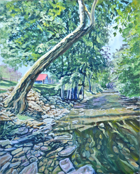 Henrietta Beightol Title: The Red Roofed Barn