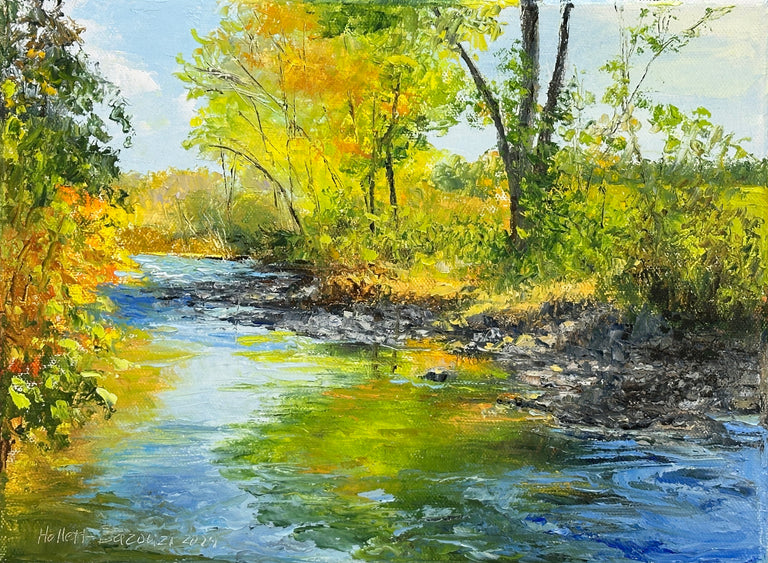 Hollett-Bazouzi, Linda Title: Autumn on Pass Run, Luray II