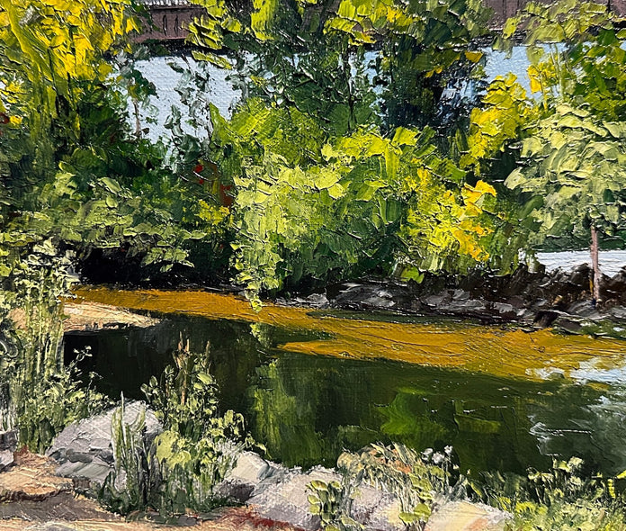 Hollett-Bazouzi, Linda Title: Beside the Observation Deck #1