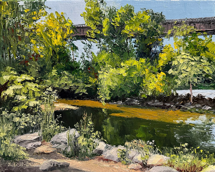 Hollett-Bazouzi, Linda Title: Beside the Observation Deck #1