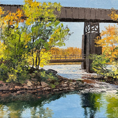 Hollett-Bazouzi, Linda Title: Beside the Observation Deck #2