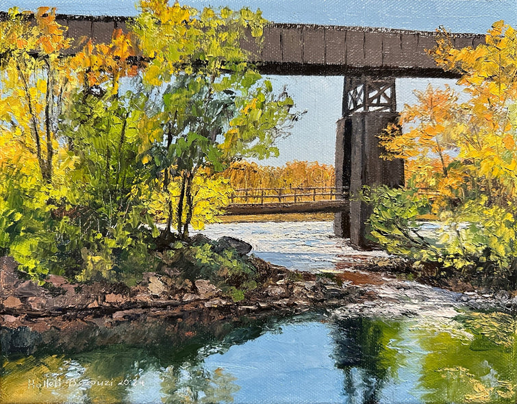 Hollett-Bazouzi, Linda Title: Beside the Observation Deck #2