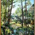 Hollett-Bazouzi, Linda title: Primeval Pine Forest II