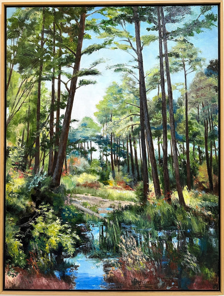 Hollett-Bazouzi, Linda title: Primeval Pine Forest II