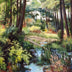 Hollett-Bazouzi, Linda title: Primeval Pine Forest II