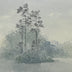 Hollett-Bazouzi, Linda Title: Trees on Upper Pond, Hazy Morning