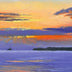 Hollett-Bazouzi, Linda Title: Violet Sunrise, St Ives, Cornwall II