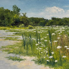 Linda Hollett-Bazouzi Title: Path with Queen Anne's Lace V