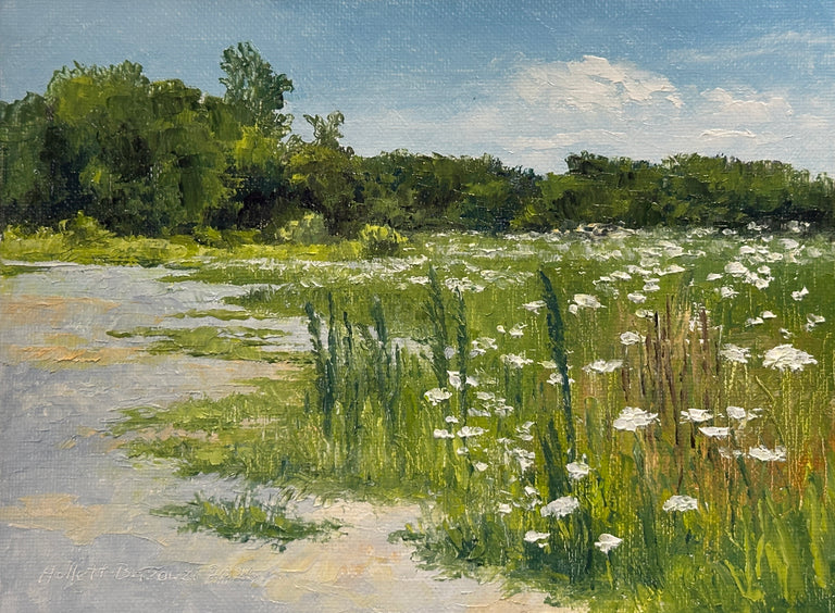 Linda Hollett-Bazouzi Title: Path with Queen Anne's Lace V