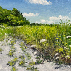 Linda Hollett-Bazouzi Title: Path with Queen Anne's Lace VIII
