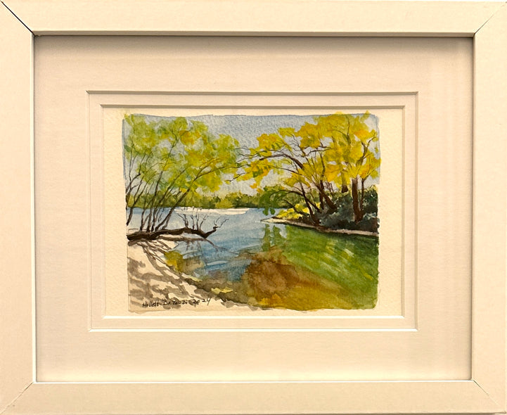 Linda Hollett-Bazouzi Title: View of the James River from Chapel Island Park II